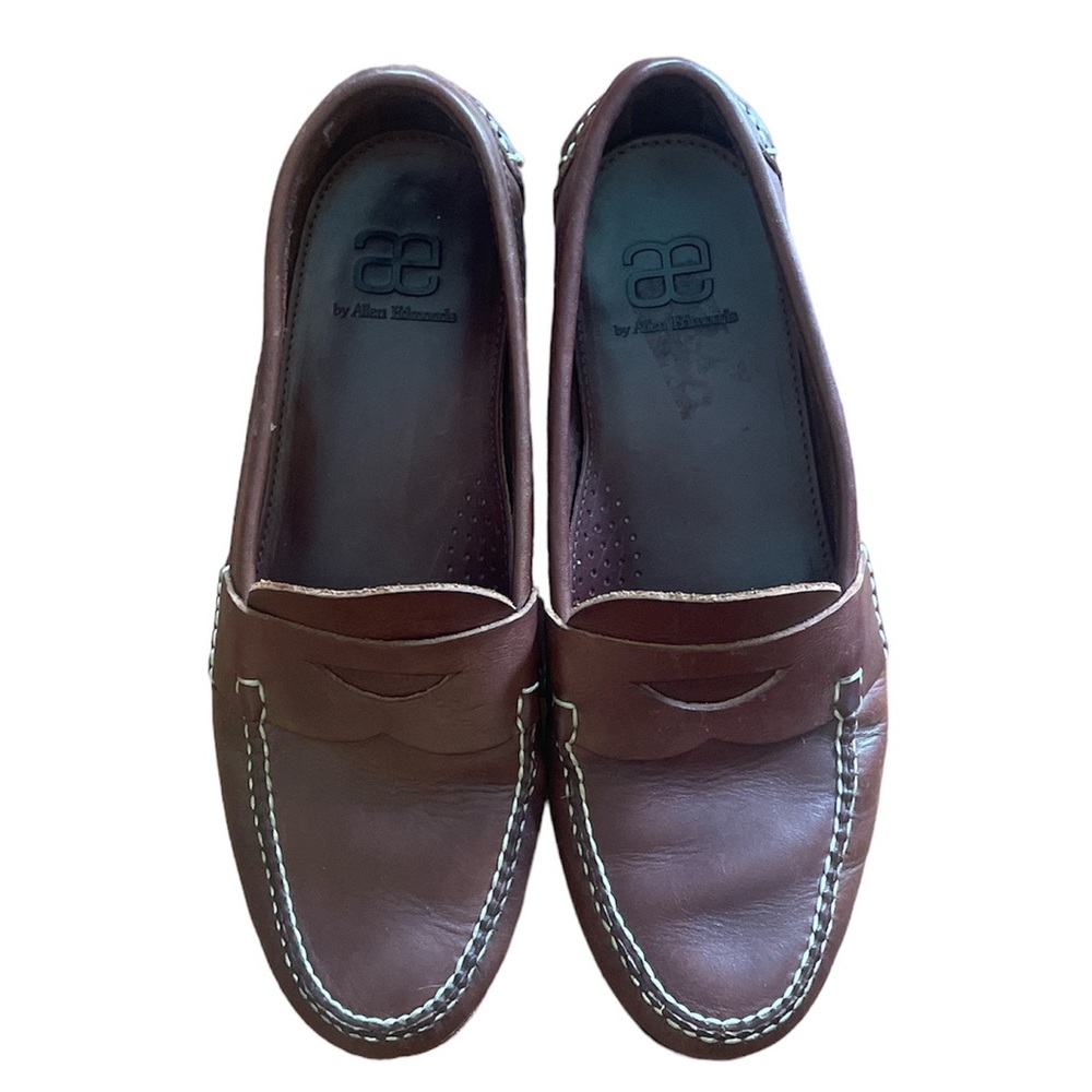 Allen Edmond Penny Loafers size: 10.5D Brown Leather - Picture 1 of 8